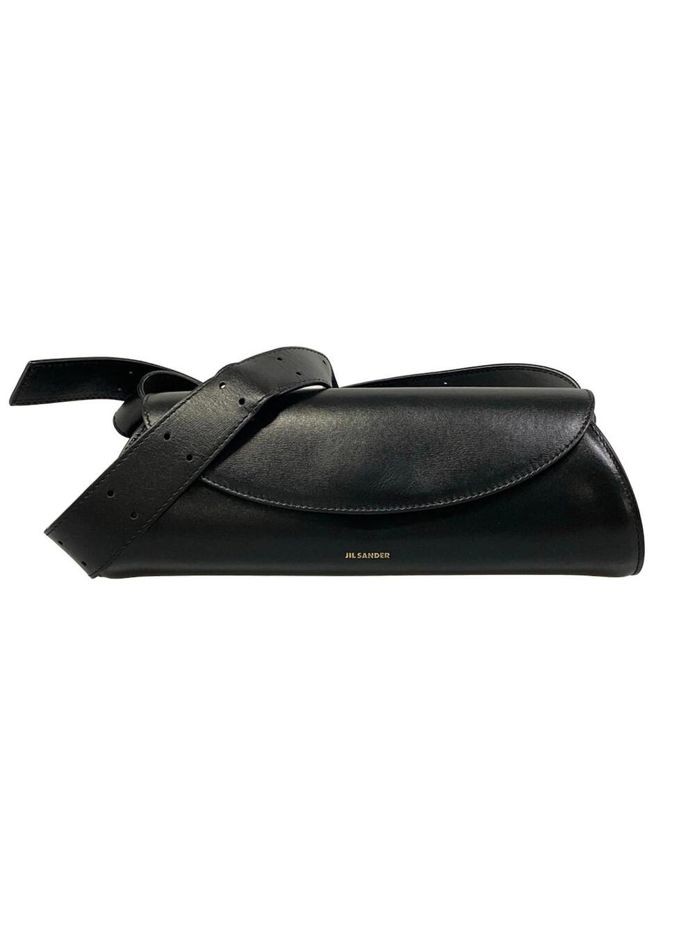 Jil Sander Cannolo Small Black Leather #310093J10B